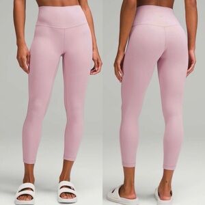Lululemon Align High-Rise Pant 25" in Lined Rose Blush
